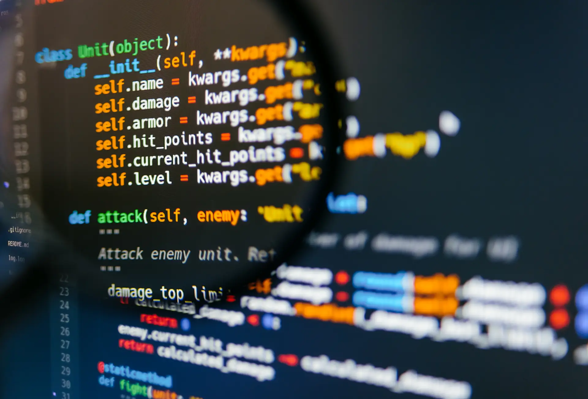 Program Code On Computer Display In Magnifying Gla 2026 03 16 00 33 44 Utc